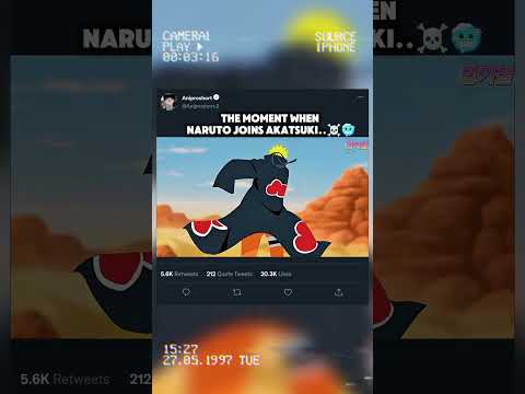 Naruto 🔥 joins akatsuki...🥶☠️ #naruto #akatsuki #anime