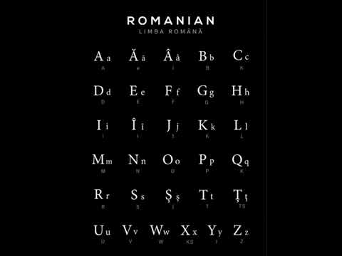 Romanian Alphabet #shorts #pronunciation #language #romanian #alphabet #romania #language #world #yt