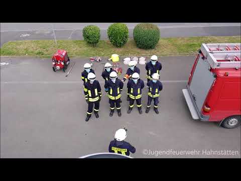 Löschangriff - Wasserentnahme Unterflurhydrant - Gruppenbesatzung - Jugendfeuerwehr Hahnstätten