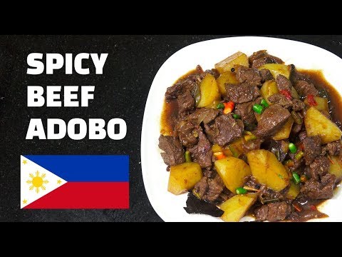 Spicy Beef Adobo - How to make Adobo - Tagalog - Pinoy...