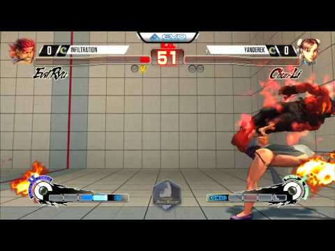 Infiltration (Evil Ryu) vs Yanderek (Chun-Li) - EVO 2015 USF4 Pools - 720p/60fps