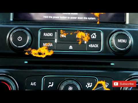 hidden radio settings in a 2014 to 2018 Chevy silverado