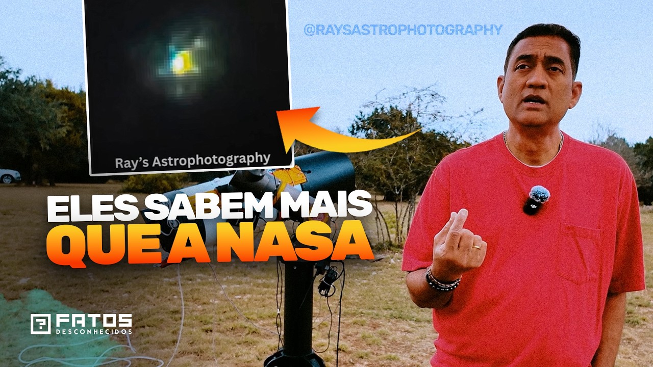 Fotógrafo independente registra detalhes inéditos do objeto interestelar 3I/Atlas!