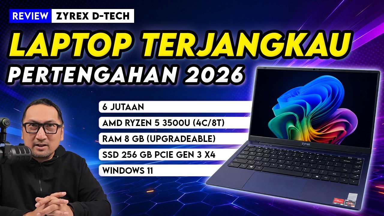 Review Zyrex D-Tech: 6 Jutaan, AMD Ryzen Quad-Core, Bisa Upgrade, Tapi...