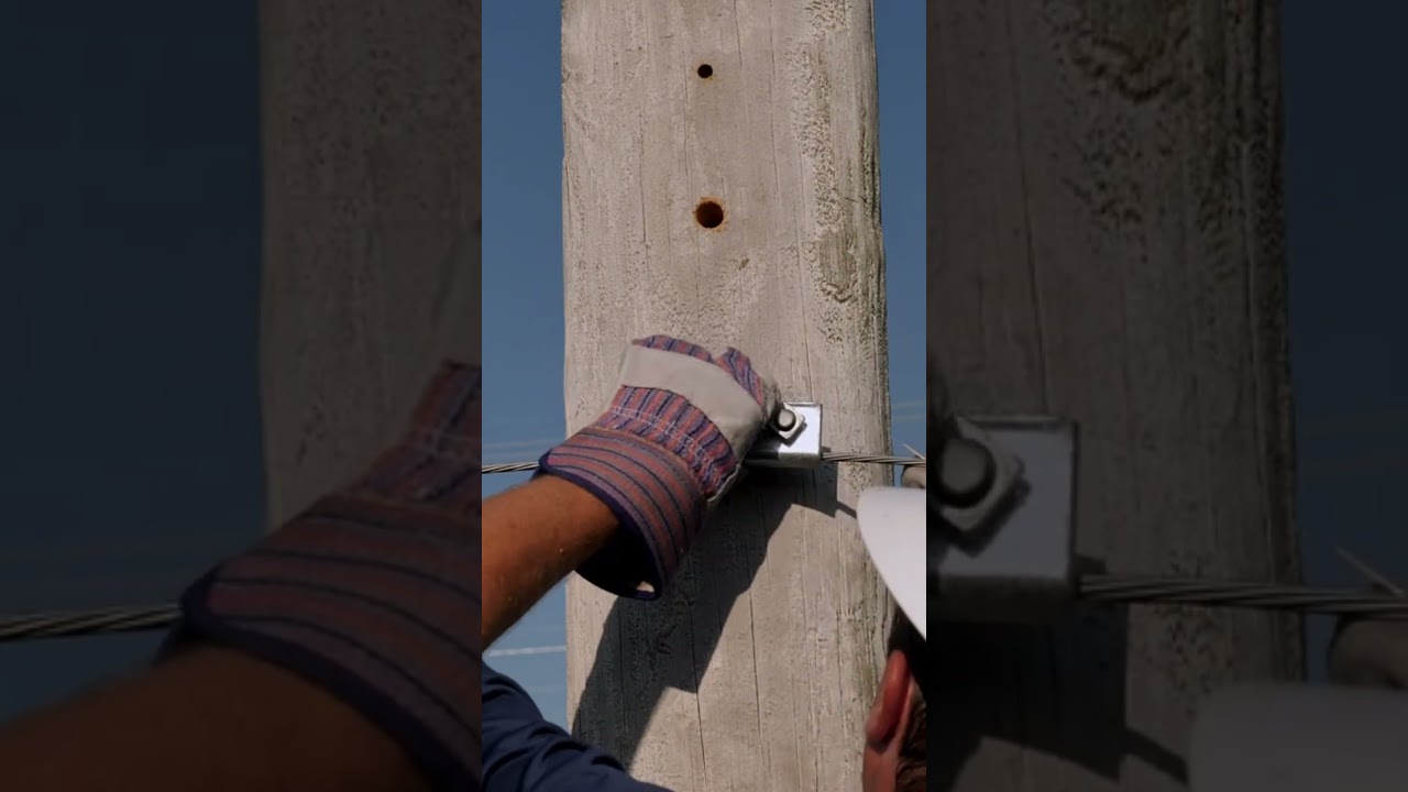 How To Install A Messenger Strand On A Utility Pole? | Hubbell Power Systems