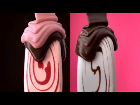 New Magnum Ice Cream Pink & Black Advert 2015