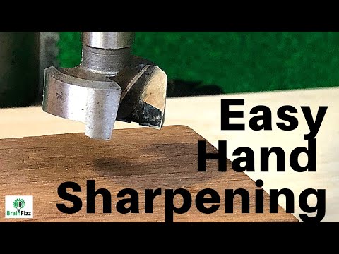 Sharpen your Forstner bits | how to.