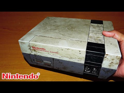 Restoration Nintendo NES - Restoring Console Retro Nintendo 1985.