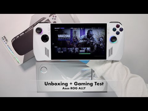 ASUS ROG Ally Full Unboxing + Gaming Test