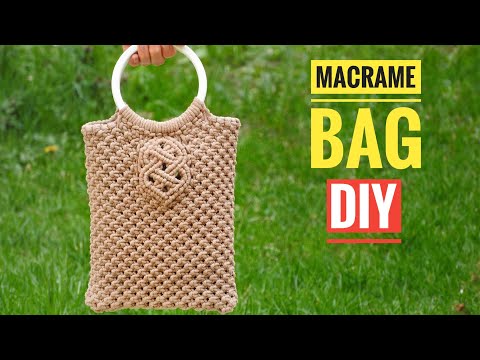 DIY Macrame Bag With Zipper Macrame Wallet for Girls