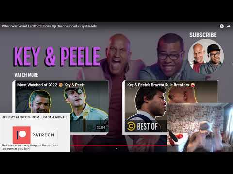 Key & Peele - When Your Weird Landlord Shows Up Unannounced - REACTION! - 1st Time Watching!