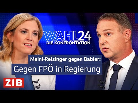 Highlights aus dem TV-Duell zwischen Meinl-Reisinger (NEOS) und Babler (SPÖ) | 23.09.2024