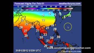 31 JAN 2012 Western Pacific Weather Update