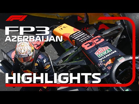 F1 アゼルバイジャンGP 市街地コースで行われるあアゼルバイジャンのFP3ハイライト動画