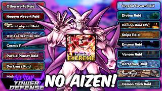 7 Star Omega Shenron DESTROYED World 2 Raids EXTREME (Wave 19) | All Star Tower Defense Roblox