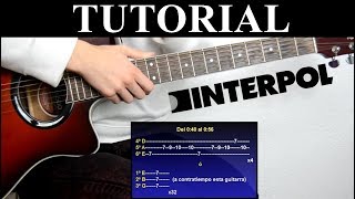 Cómo tocar Narc de Interpol (Tutorial de guitarra) / How to play
