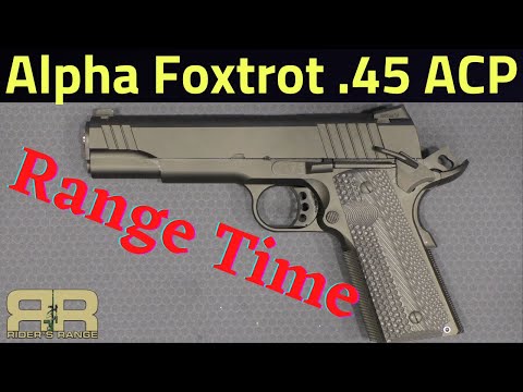 Alpha Foxtrot AF1911 .45ACP - Range Review