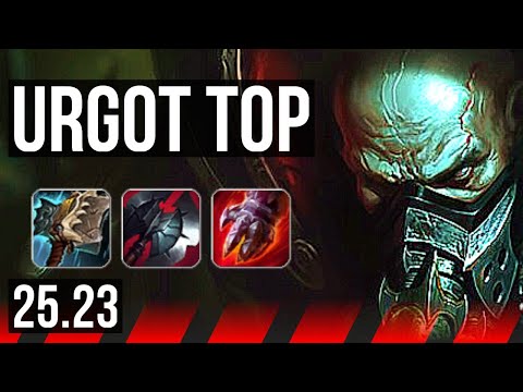 URGOT vs YORICK (TOP) | 10/1/9, Dominating | EUW Master | 25.23
