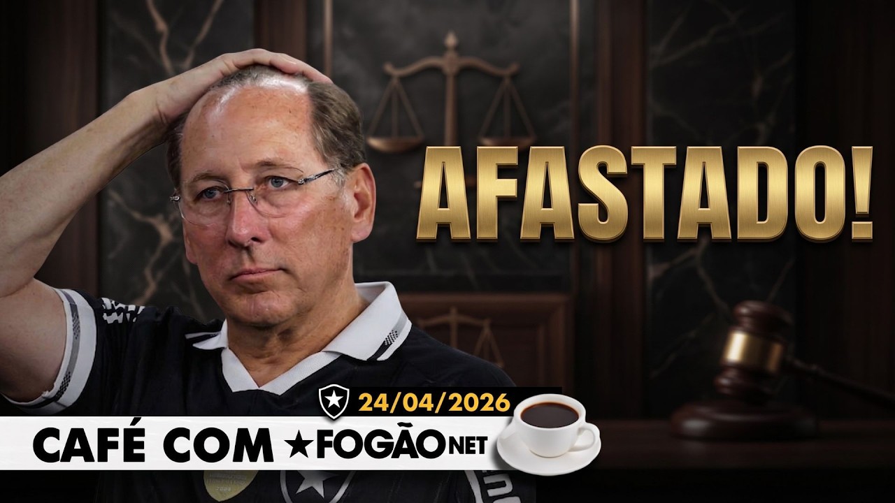 LIVE CAFÉ COM FOGÃONET | John Textor é afastado da SAF Botafogo e promete recorrer; Durcesio vira diretor