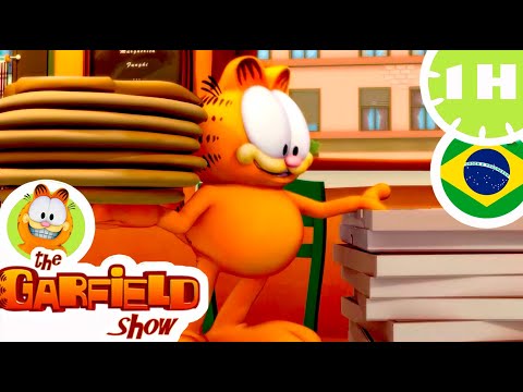 🍕 Garfield procura a melhor pizza! 🍕 Garfield em portugues