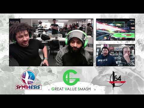 Smash Ultimate: LingLing (Peach) V Light (Greninja / Fox) - Synthesis 11 Tournament SSBU