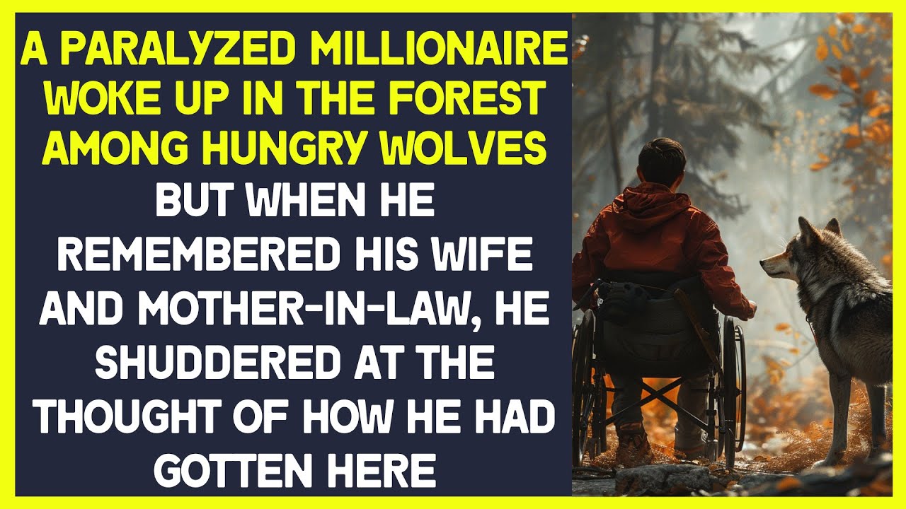 Paralyzed man woke up in the forest among wolves & shuddered at the idea of how he had ended up here