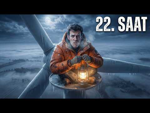 24 SAAT RÜZGAR TÜRBİNİNDE MAHSUR KALMAK!