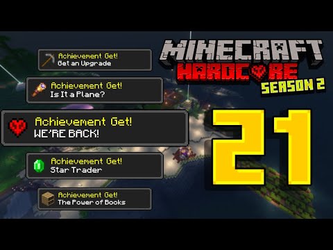 WE'RE BACK AND HUNTING ACHIEVEMENTS! Minecraft Hardcore Season 2 EP. 21 | #gaming #minecraft