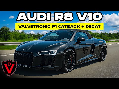TRUE F1 EXHAUST on an AUDI R8 V10! - Valvetronic Designs
