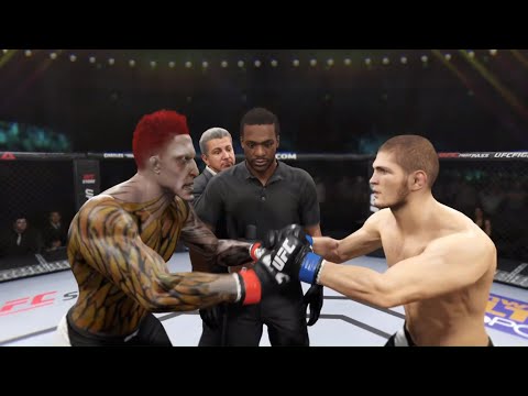 Fiery Demon vs. Khabib Nurmagomedov (EA sports UFC 2) - Crazy UFC 👊🤪