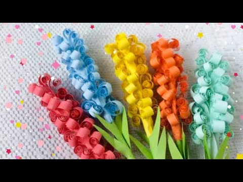 DIY Paper Hyacinth Flower
