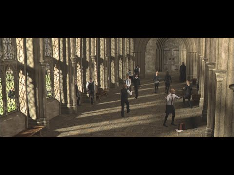 Hogwarts students (Crowd simulation) | Houdini