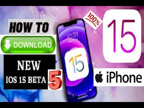 how to download and install iOS 15 beta 5 on iPhone without computer