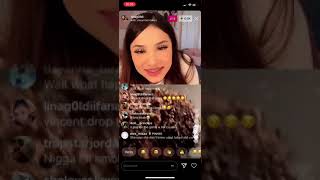 DESIREE AND LINA DRAMA IG LIVE BACK TO BACK
