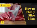 Shorts How To Thinly Slice Meat For Hot Pot In 30 Seconds