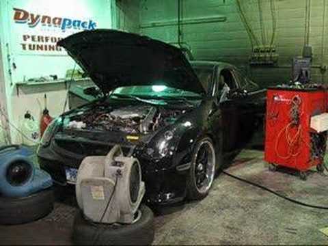 Infinity G35 VQ35DE Stroker on Dyno. 347ftlb 377hp @ Wheels