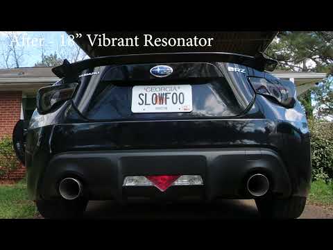 18" Vibrant resonator before and after
