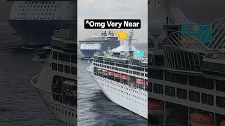 👆BIG SHIP TURNING  CLOSER #viewersloverviews #shorts #cruise #cruiseship #travel #vlog