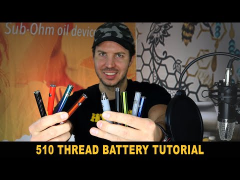 Part of a video titled 510 Thread Battery Tutorial. Comparison of vape pen ... - YouTube