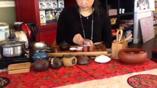 Chinese gong fu tea ( Yixing Tea Pot)