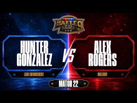 Hunter Gonzalez vs Alex Rogers - Battle of the Badge 9 Sacramento