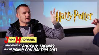 Interview with Josh Herdman - Gregory Goyle - Harry Potter - Best of Comic Con Baltics - 2017 video