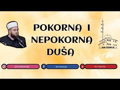 POKORNA I NEPOKORNA DUŠA - hfz. Adnan ef. Dupljak