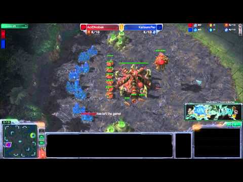 AcidNobak (Z) VS KatsumiRei (P) -- Starcraft 2 [LAGTV]