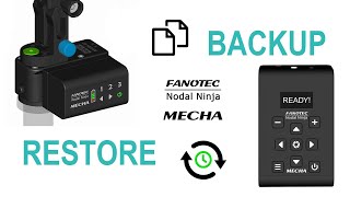 Data Backup and Restore – MECHA C1 and C2 Controllers