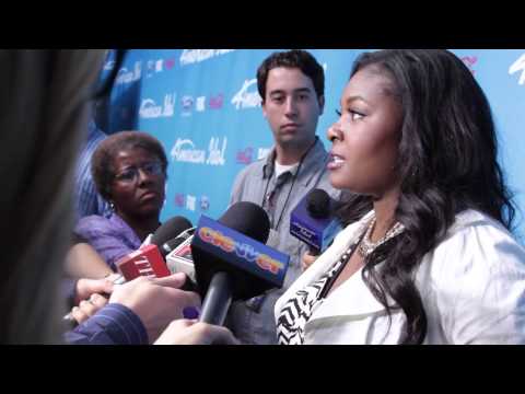 CANDICE GLOVER INTERVIEW- "AMERICAN IDOL" TOP 2 TALKS ANGIE MILLER