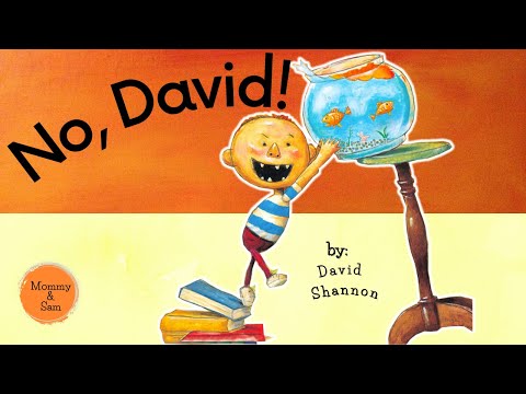 No, David | David Shannon Children Books ( Kids Books Read Aloud ) Interactive Books