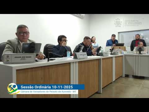 Imagem - Sessão Ordinária de 10 de novembro de 2025