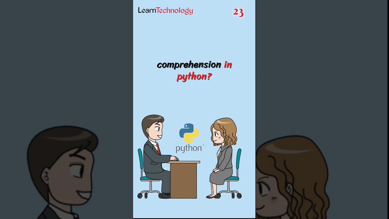 List Comprehension in Python? #23 #python #interview #pythontutorial