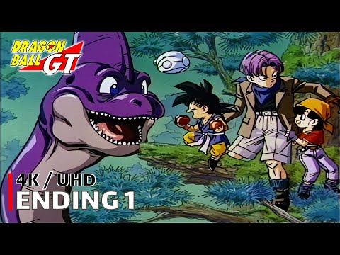 Dragon Ball GT - Ending 1 (Hitori Ja Nai) | 4K UHD Creditless | Subtitles